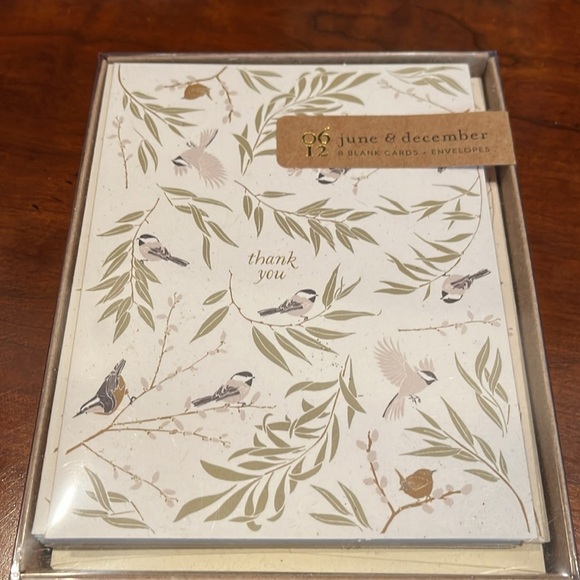 Beautiful Stationery Blank Cards NEW IN BOX Thank you All Occasion - Picture 5 of 8